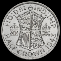 1943 George VI Silver Half Crown Reverse