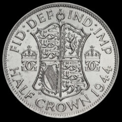 1944 George VI Silver Half Crown Reverse