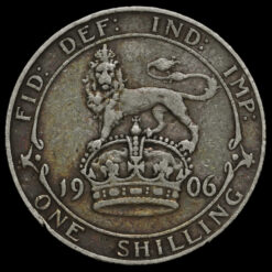 1906 Edward VII Silver Shilling Reverse