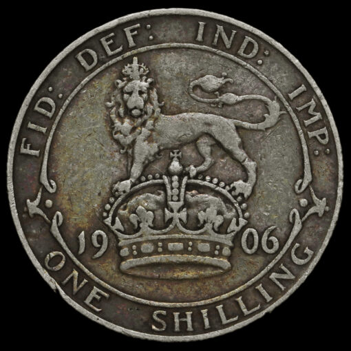 1906 Edward VII Silver Shilling Reverse