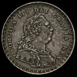 1812 George III Silver Eighteenpence Bank Token Obverse
