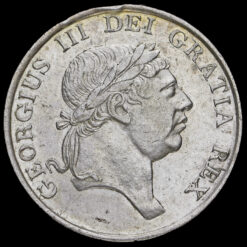 1813 George III Silver Three Shillings Bank Token Obverse
