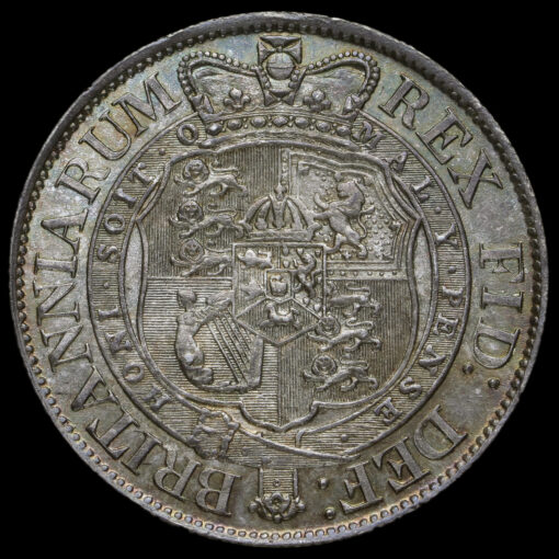 1819 George III Milled Silver Half Crown Reverse