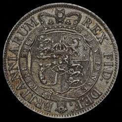 1820 George III Milled Silver Half Crown Reverse