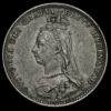 1887 Queen Victoria Jubilee Head Silver Threepence Obverse