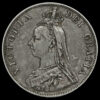 1887 Queen Victoria Jubilee Head Silver Double Florin Obverse