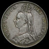 1887 Queen Victoria Jubilee Head Silver Florin Obverse