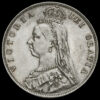 1888 Queen Victoria Jubilee Head Silver Half Crown Obverse