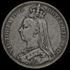 1891 Queen Victoria Jubilee Head Silver Crown Obverse