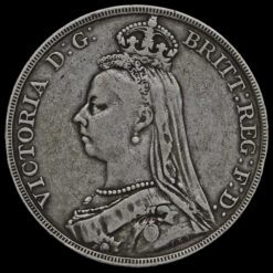 1891 Queen Victoria Jubilee Head Silver Crown Obverse