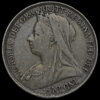1897 Queen Victoria Veiled Head Silver LXI Crown Obverse