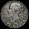 1897 Queen Victoria Official Diamond Jubilee Large Silver Medal Reverse