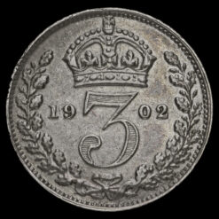 1902 Edward VII Silver Threepence Reverse