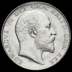 1902 Edward VII Silver Half Crown Obverse