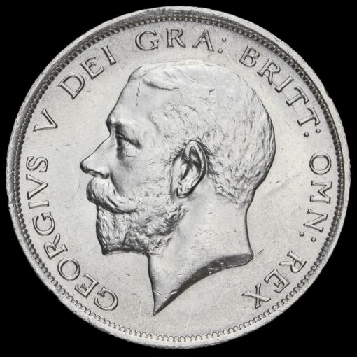 1914 George V Silver Half Crown Obverse
