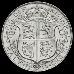 1917 George V Silver Half Crown Reverse