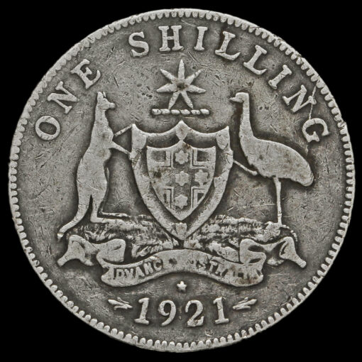 Australia 1921 George V Silver Shilling Reverse