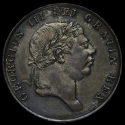 1812 George III Silver Eighteenpence Bank Token Obverse