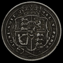 1816 George III Milled Silver Sixpence Reverse