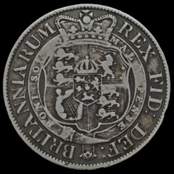 1819 George III Milled Silver Half Crown Reverse