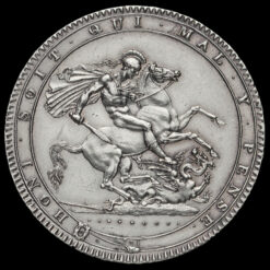 1819 George III Milled Silver LIX Crown Reverse