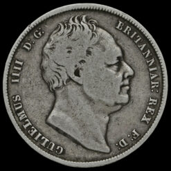 1836 William IV Milled Silver Half Crown Obverse
