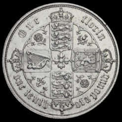 1852 Queen Victoria Gothic Florin Reverse