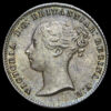 1855/3 Queen Victoria Young Head Silver Fourpence / Groat Obverse