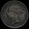 1886 Queen Victoria Young Head Silver Sixpence Obverse