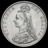 1887 Queen Victoria Jubilee Head Silver Double Florin Obverse