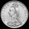 1887 Queen Victoria Jubilee Head Silver Double Florin Obverse
