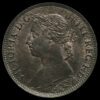1887 Queen Victoria Bun Head Farthing Obverse