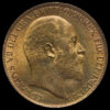 1902 Edward VII High Tide Halfpenny Obverse