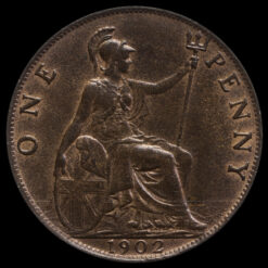 1902 Edward VII Penny Reverse