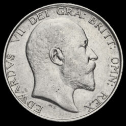 1902 Edward VII Silver Shilling Obverse