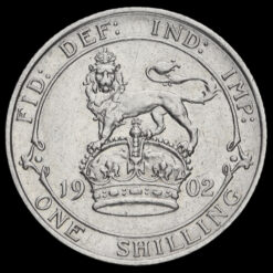 1902 Edward VII Silver Shilling Reverse