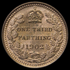 1902 Edward VII Third Farthing Reverse
