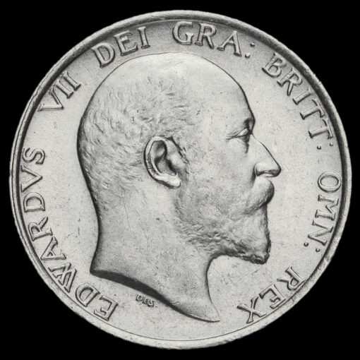 1906 Edward VII Silver Shilling Obverse