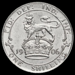 1906 Edward VII Silver Shilling Reverse