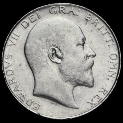 1907 Edward VII Silver Half Crown Obverse