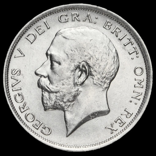 1917 George V Silver Half Crown Obverse