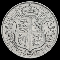 1918 George V Silver Half Crown Reverse