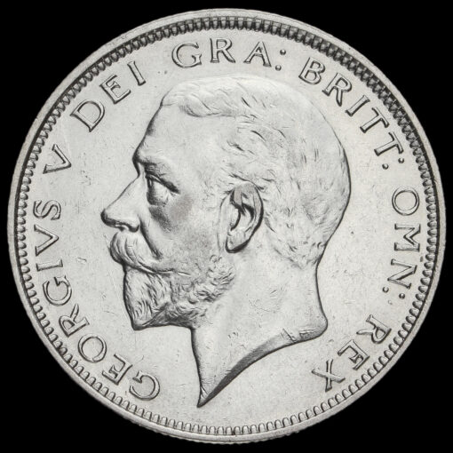 1926 George V Silver Half Crown Obverse