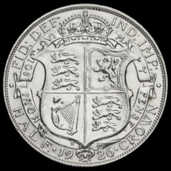 1926 George V Silver Half Crown Reverse