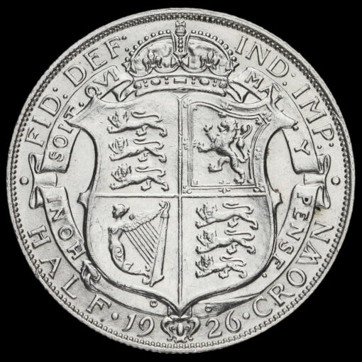 1926 George V Silver Half Crown Reverse