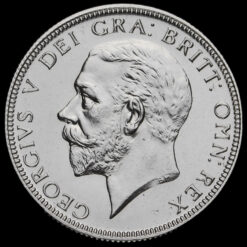 1927 George V Silver Proof Florin Obverse