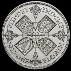 1927 George V Silver Proof Florin Reverse