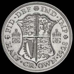 1928 George V Silver Half Crown Reverse