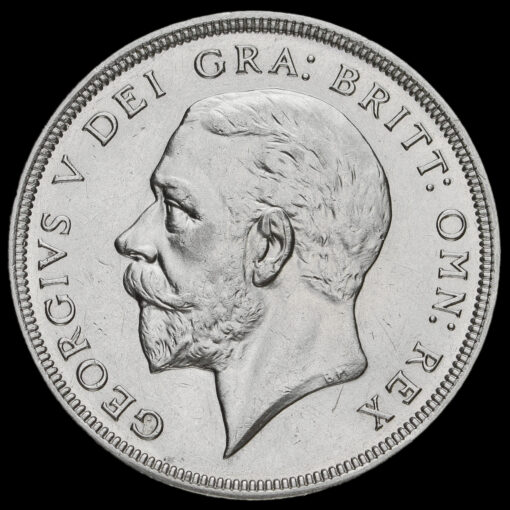 1929 George V Silver Wreath Crown Obverse