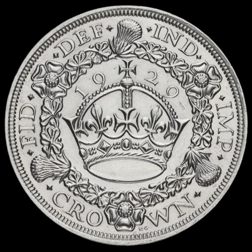 1929 George V Silver Wreath Crown Reverse